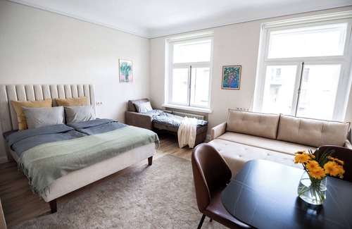 Old Town Apartment | tARTuStays artist Kairo designed apartment with WiFi and AC in fabulous Tartu
