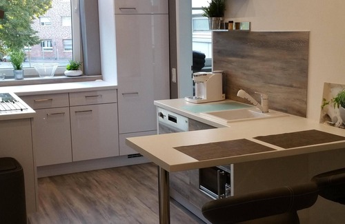 Hochheide Apartment | Tasteful bright apartment incl. Wifi modern full equipment