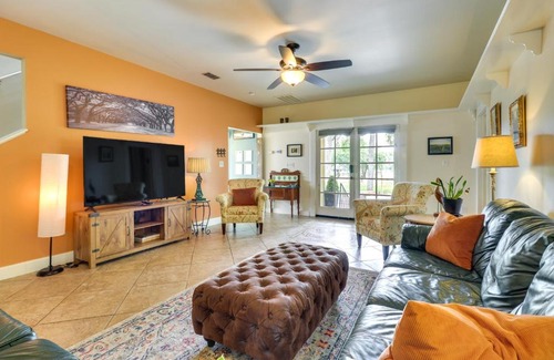 Taylor House | Taylor Vacation Rental with Patio and Creek Access!