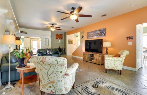 Taylor House | Taylor Vacation Rental with Patio and Creek Access!