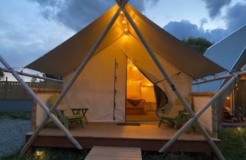 Emigrant RV Rental | Tent #5 @ Tiny Town Campground- Boutique camping