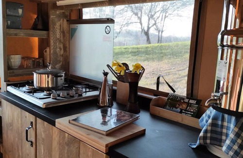 Commequiers House | Tent Lodge 2ch. 20m2 (2025) 4 bis 5 Personen - 4 Pers. im Tarif enthalten
