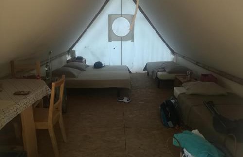 Montbrun Other | tente de trappeur au camping les cournoulises 2 à 4 personnes