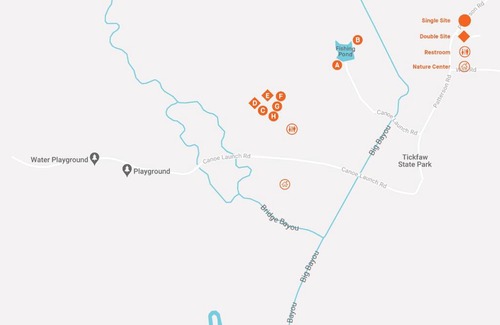 Springfield Other | Tentrr - Louisiana Tickfaw State Park - Woodland H - Single Camp