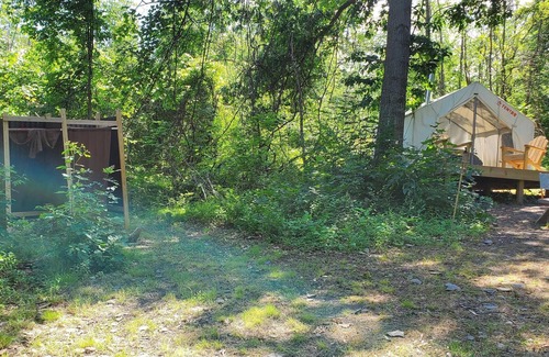 Rock Stream RV Rental | Tentrr Signature Site - Beerocracy Colonial Camp