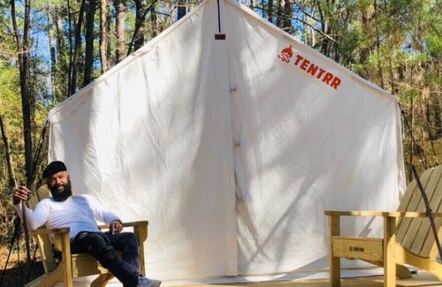 Huntsville RV Rental | Tentrr Signature Site - Exodus XX: Lakefront Private Campsite at Shabbat Retreat