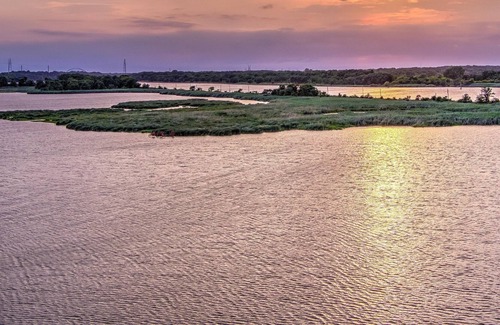 Hancocks Bridge RV Rental | Tentrr Signature Site - Thousand Acre Farm Waterfront Farm