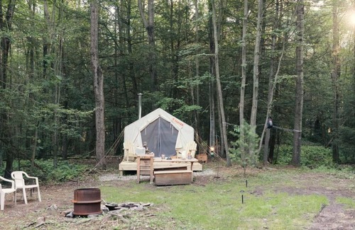 Tower City RV Rental | Tentrr Signature Site - GoldMine Hideaway