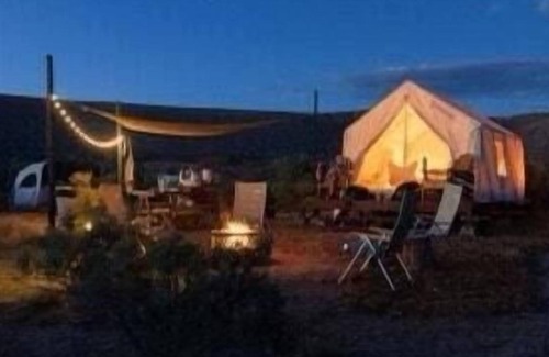 Delta RV Rental | Tentrr Signature Site - Camp Stargazer - Coleman Outfitted Site