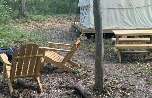 Wayland RV Rental | Tentrr Signature Site - Hawkeye Hideaway