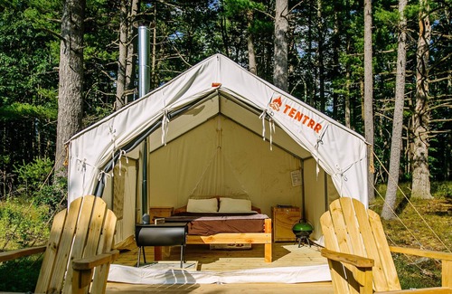 Catskill RV Rental | Tentrr Signature Site - The Old Catskill Game Farm Abandoned Zoo: Mountain View