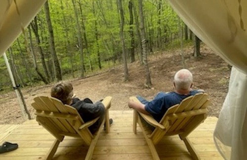 Lehighton RV Rental | Tentrr Signature Site - Mountain Spring Retreat