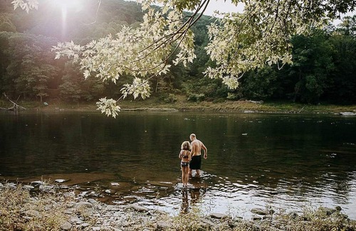 Pond Eddy RV Rental | Tentrr Signature Site - River Rock