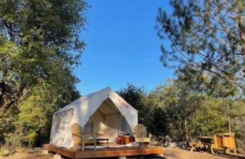 Redding RV Rental | Tentrr Signature Site - Walker Mine Campground | Signature Tentrr Platform Site