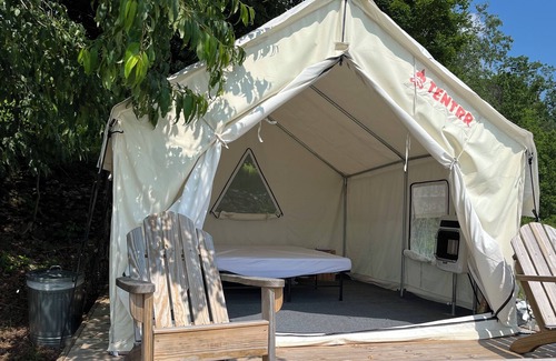 Bovina Center RV Rental | Tentrr Signature Site - Emerald Farm in the Land of Bovina (tent 2)