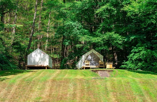 Millerton RV Rental | Tentrr State Park Site - NY Taconic State Park: Rudd Pond A - Double Camp