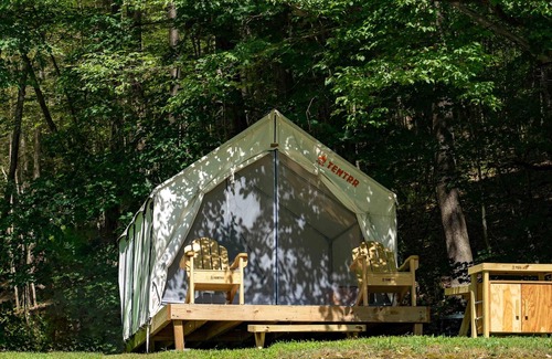 Millerton RV Rental | Tentrr State Park Site - NY Taconic State Park: Rudd Pond A - Double Camp