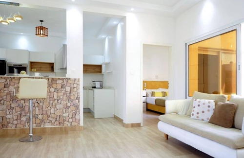 Dakar Apartment | Teranga Mirage: Gym, Rooftop, Massage Room, Pool