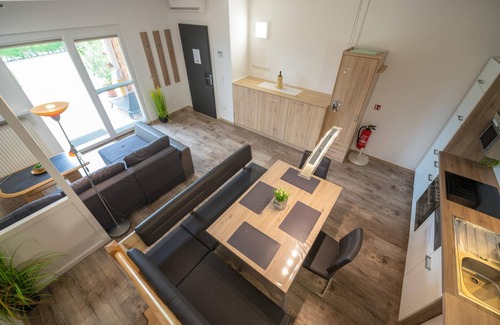 Morbisch am See Apartment | Terrace apartment on two levels