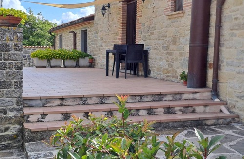 Pennabilli Apartment | Terrace Retreat in the Marche