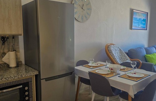 Santiago del Teide Apartment | Terrace, sea view, WI-FI, A/C, swimming pool, 20 mts. from the beach