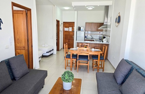 Santiago del Teide Apartment | Terrace, sea view, WI-FI, swimming pool, 20 mts. from the beach