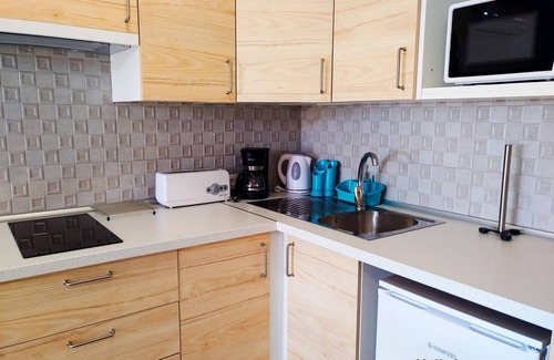 Santiago del Teide Apartment | Terrace, sea view, WiFi, A/C, swimming pool, 50 mts. from the beach