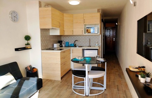 Santiago del Teide Apartment | Terrace, sea view, WiFi, A/C, swimming pool, 50 mts. from the beach