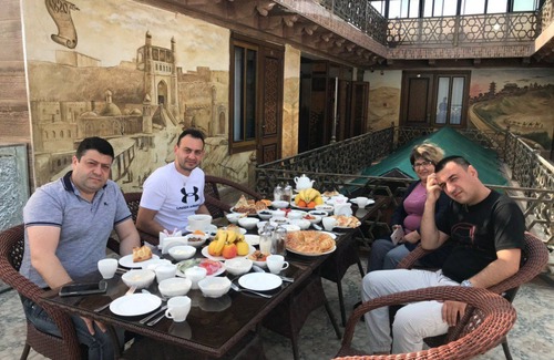 Bukhara Resort | terrace suzangaron