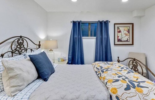 Orem House | Terrific Queen Bedroom with a Waffle Breakfast!