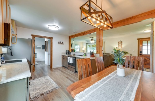 Ashton House | Teton Valley Getaway: Fenced Yard, Grill