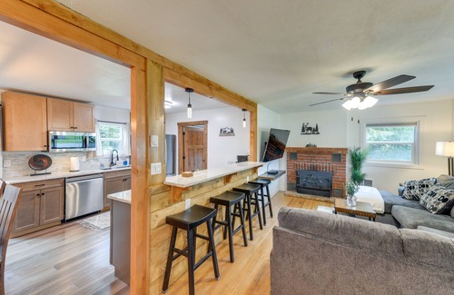Ashton House | Teton Valley Getaway: Fenced Yard, Grill