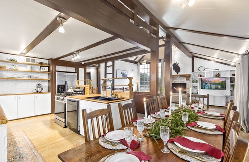 Bryan Cabin | Texas Cabin with cowboy pool and fire pit. Located in Bryan TX.