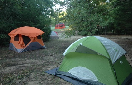 Elmo RV Rental | Texas Safari Camp-Family Friendly Tent Sites w/Fishing,Paddling,Swimming&Hiking