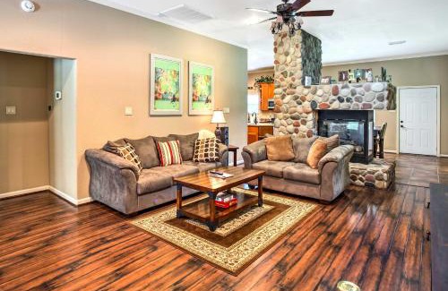 Marshall House | Texas Vacation Rental with Fireplace, Near Lakes