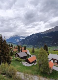 Riom-Parsonz Apartment | Tga Pilu a cozy and modern chalet on Savognin Ski Slopes with wonderful mountains view
