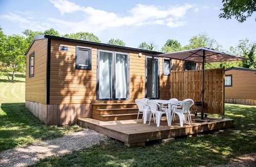 Thegra House | Thégra Holiday Village - Mobile Home 3 Rooms 4 People Air Conditioned