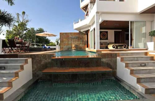 Plai Laem Villa | Thai Villa Melitta Bangrak Bohput, Beach, Pool, SeaViews, 6-enSuite, Full Villa, Luxury, AAA Location Koh Samui
