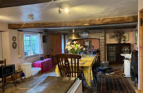 Cheveley House | Thatched Cottage - with dog Poppy