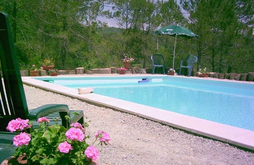 Lorgues Apartment | The 10m x 5m pool is shared as is the large natural garden