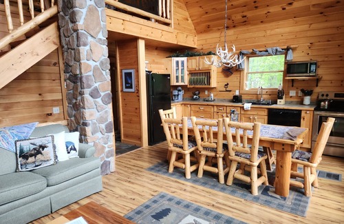 Sunday River Area House | The Artist's Cabin at Powder Ridge Overlooking Sunday RivernSKI PARKING PASS