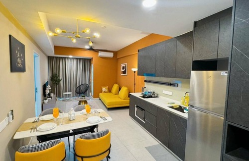 Kampung Datuk Keramat Apartment | The Atrium Ampang by OKBnB - Beautiful 2 Bedroom Suite , 3mins to KLCC
