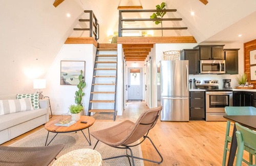 Newnata Cabin | The Back Porch ~ Modern A-Frame with a View