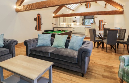 Talybont Cottage | THE BARN BY LYONS, pet friendly, with pool in Tal-Y-Bont