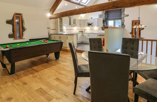 Talybont Cottage | THE BARN BY LYONS, pet friendly, with pool in Tal-Y-Bont