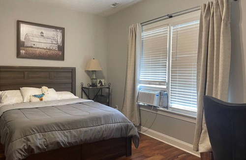 Parkton Bed & Breakfast | The Barn Room Queen Bed with Shared Bathroom on 30-acre farm with 1-acre pond
