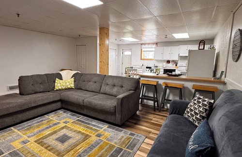 Munising Apartment | The Basement-Spacious, 4 Bed Apartment, Located in Downtown Munising