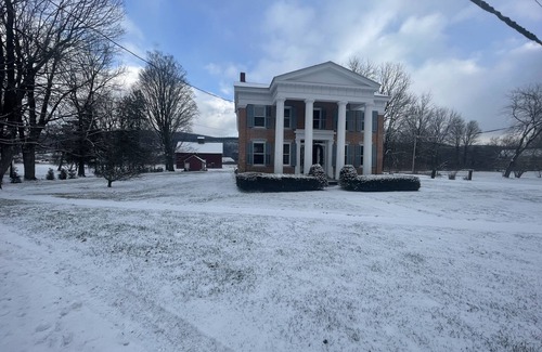 Fultonham House | The Beekman Mansion. A recently restored 1840s Greek Revival in the Catskills.