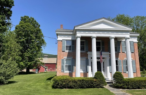 Fultonham House | The Beekman Mansion. A recently restored 1840s Greek Revival in the Catskills.
