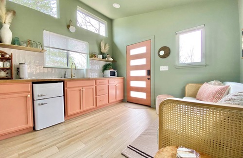 Noel Cabin | The Betty - Elk River Front Tiny Cabin in Noel, MO